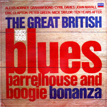 Carica l'immagine nel visualizzatore di Gallery, Various : The Great British Blues, Barrelhouse And Boogie Bonanza 1962-1968 (LP, Comp, Mono)