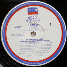 Carica l'immagine nel visualizzatore di Gallery, Various : The Great British Blues, Barrelhouse And Boogie Bonanza 1962-1968 (LP, Comp, Mono)