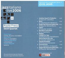 Carica l'immagine nel visualizzatore di Gallery, Paolo Fresu : Jazzitaliano Live 2006 (CD, Album)