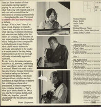 Carica l'immagine nel visualizzatore di Gallery, Hans Koller • Attila Zoller • Roland Hanna : Trinity (LP, Album)