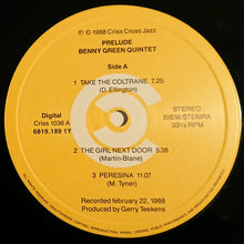 Carica l'immagine nel visualizzatore di Gallery, Benny Green Quintet : Prelude (LP)