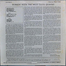 Carica l'immagine nel visualizzatore di Gallery, The Miles Davis Quintet : Workin' With The Miles Davis Quintet (LP, Album, Mono, RE)