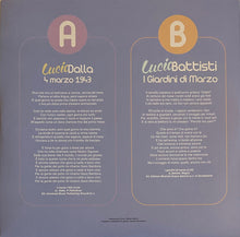 Carica l'immagine nel visualizzatore di Gallery, Lucio Dalla, Lucio Battisti : L'Alba Di Lucio (12", Ltd, Num, Blu)