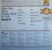 Carica l'immagine nel visualizzatore di Gallery, Dave Dee, Dozy, Beaky, Mick & Tich : Bend It (LP, Comp)