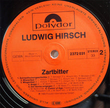 Carica l'immagine nel visualizzatore di Gallery, Ludwig Hirsch : Zartbitter (LP, Album)