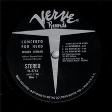 Carica l'immagine nel visualizzatore di Gallery, Woody Herman And The Thundering Herd : Concerto For Herd (LP, Album)