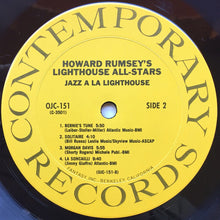 Carica l'immagine nel visualizzatore di Gallery, Howard Rumsey's Lighthouse All-Stars : Sunday Jazz A La Lighthouse, Vol. 1 (LP, Album, RE)