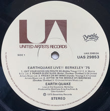 Carica l'immagine nel visualizzatore di Gallery, Earth Quake (2) : Live!! Berkeley '75 (LP, Album)