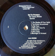 Carica l'immagine nel visualizzatore di Gallery, Tommy Whittle Quartet : Sax For Dreamers (LP, Album, Mono)