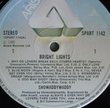 Carica l'immagine nel visualizzatore di Gallery, Showaddywaddy : Bright Lights (LP, Album)