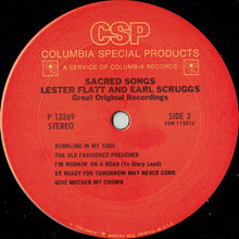 Carica l'immagine nel visualizzatore di Gallery, Flatt & Scruggs : Sacred Songs (LP, Album, RE, RM)