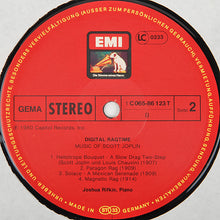 Carica l'immagine nel visualizzatore di Gallery, Joshua Rifkin : Digital Ragtime - Music Of Scott Joplin (LP, Album)