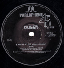 Carica l'immagine nel visualizzatore di Gallery, Queen : I Want It All (12", Maxi)