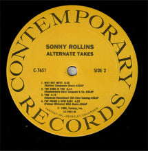 Carica l'immagine nel visualizzatore di Gallery, Sonny Rollins : Contemporary Alternate Takes (LP, Album)
