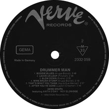 Carica l'immagine nel visualizzatore di Gallery, Gene Krupa : Drummer Man (LP, Album, RE)