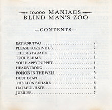 Carica l'immagine nel visualizzatore di Gallery, 10,000 Maniacs : Blind Man's Zoo (CD, Album)