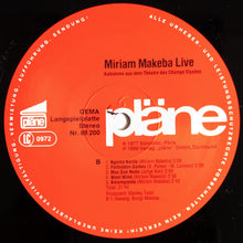 Carica l'immagine nel visualizzatore di Gallery, Miriam Makeba : Live (LP, Album)