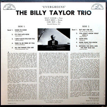 Carica l'immagine nel visualizzatore di Gallery, Billy Taylor Trio : Evergreens (LP, Album)