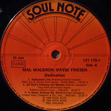 Carica l'immagine nel visualizzatore di Gallery, Mal Waldron / David Friesen : Dedication (LP, Album)