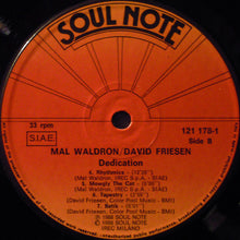 Carica l'immagine nel visualizzatore di Gallery, Mal Waldron / David Friesen : Dedication (LP, Album)