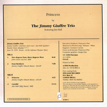 Carica l'immagine nel visualizzatore di Gallery, The Jimmy Giuffre Trio : Princess (LP, Album)