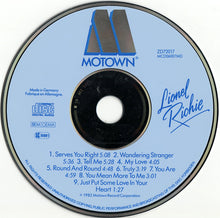 Carica l'immagine nel visualizzatore di Gallery, Lionel Richie : Lionel Richie (CD, Album, RE)