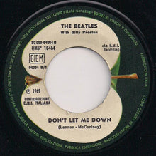 Carica l'immagine nel visualizzatore di Gallery, The Beatles With Billy Preston : Get Back / Don't Let Me Down (7", Single)
