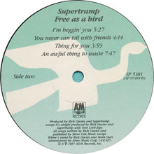 Carica l'immagine nel visualizzatore di Gallery, Supertramp : Free As A Bird (LP, Album, Gre)