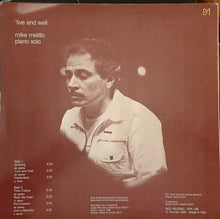 Carica l'immagine nel visualizzatore di Gallery, Mike Melillo : 'Live And Well (LP, Album)