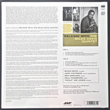 Carica l'immagine nel visualizzatore di Gallery, The Miles Davis Quintet : Relaxin' With The Miles Davis Quintet (LP, Album, RE, RM)