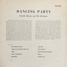 Carica l'immagine nel visualizzatore di Gallery, Charlie Barnet And His Orchestra : Dancing Party (LP, Album, Mono)