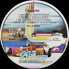 Carica l'immagine nel visualizzatore di Gallery, Phil Carmen : Backfire (LP, Album)