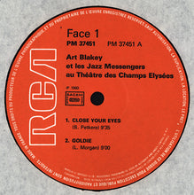 Carica l'immagine nel visualizzatore di Gallery, Art Blakey & The Jazz Messengers :  Au Théâtre Des Champs-Élysées (LP, RE, Gat)