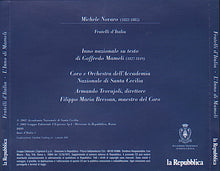 Carica l'immagine nel visualizzatore di Gallery, Coro dell'Accademia Nazionale di Santa Cecilia E Orchestra dell'Accademia Nazionale di Santa Cecilia, Armando Trovaioli, Filippo Maria Bressan : L'Inno Di Mameli (Fratelli D'Italia) (CD, Single)