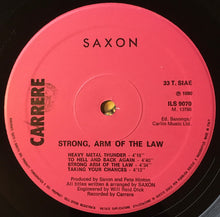 Carica l'immagine nel visualizzatore di Gallery, Saxon : Strong Arm Of The Law (LP, Album)