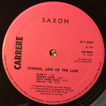 Carica l'immagine nel visualizzatore di Gallery, Saxon : Strong Arm Of The Law (LP, Album)