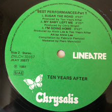 Carica l'immagine nel visualizzatore di Gallery, Ten Years After : Best Performances Part 1 (LP, Comp)