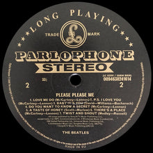 Carica l'immagine nel visualizzatore di Gallery, The Beatles : Please Please Me (LP, Album, RE, RM, 180)