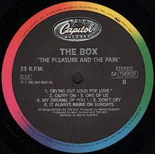 Carica l'immagine nel visualizzatore di Gallery, The Box (4) : The Pleasure And The Pain (LP, Album)
