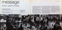 Carica l'immagine nel visualizzatore di Gallery, Giorgio Gaslini Double : Message (LP, Album, Gat)