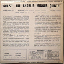 Carica l'immagine nel visualizzatore di Gallery, The Charles Mingus Quintet : Chazz! (LP, Album, RE)