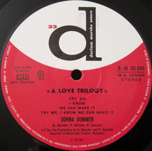 Carica l'immagine nel visualizzatore di Gallery, Donna Summer : A Love Trilogy (LP, Album, Mono)