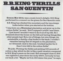 Carica l'immagine nel visualizzatore di Gallery, B.B. King : Live At San Quentin (CD, Album)