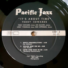 Carica l'immagine nel visualizzatore di Gallery, Teddy Edwards With Les McCann Ltd. : It's About Time (LP, Album, Mono)