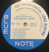 Carica l'immagine nel visualizzatore di Gallery, Thelonious Monk : Genius Of Modern Music Volume 2 (LP, Comp, Mono, RE, RM)