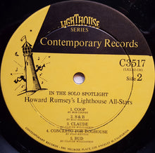 Carica l'immagine nel visualizzatore di Gallery, Howard Rumsey's Lighthouse All-Stars : In The Solo Spotlight!* (LP, Album, Mono, Dee)