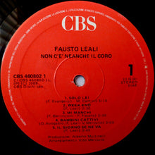 Carica l'immagine nel visualizzatore di Gallery, Fausto Leali : Non C'è Neanche Il Coro (LP, Album)