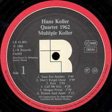 Carica l'immagine nel visualizzatore di Gallery, Hans Koller Quartet : Multiple Koller (LP, Album)