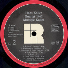 Carica l'immagine nel visualizzatore di Gallery, Hans Koller Quartet : Multiple Koller (LP, Album)
