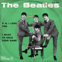 Carica l'immagine nel visualizzatore di Gallery, The Beatles : P.S. I Love You / I Want To Hold Your Hand (7", Single, Blu)